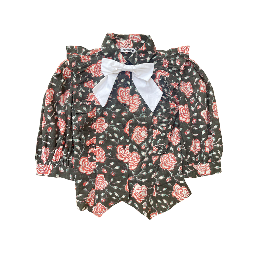 Batsheva Moon blouse in Rose