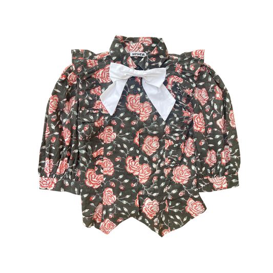 Batsheva Moon blouse in Rose