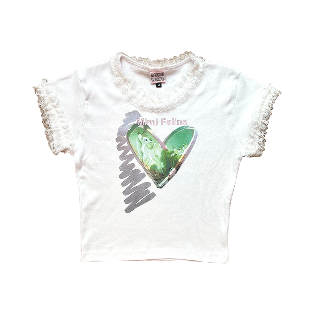 Mimi Wade BAMBI HEART BABY TEE