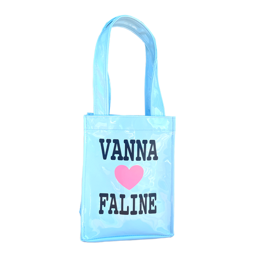 VANNA♡FALINE tote bag Light blue