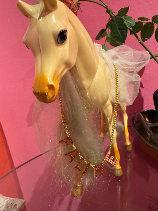 FALINE❤️NECKLACE RED