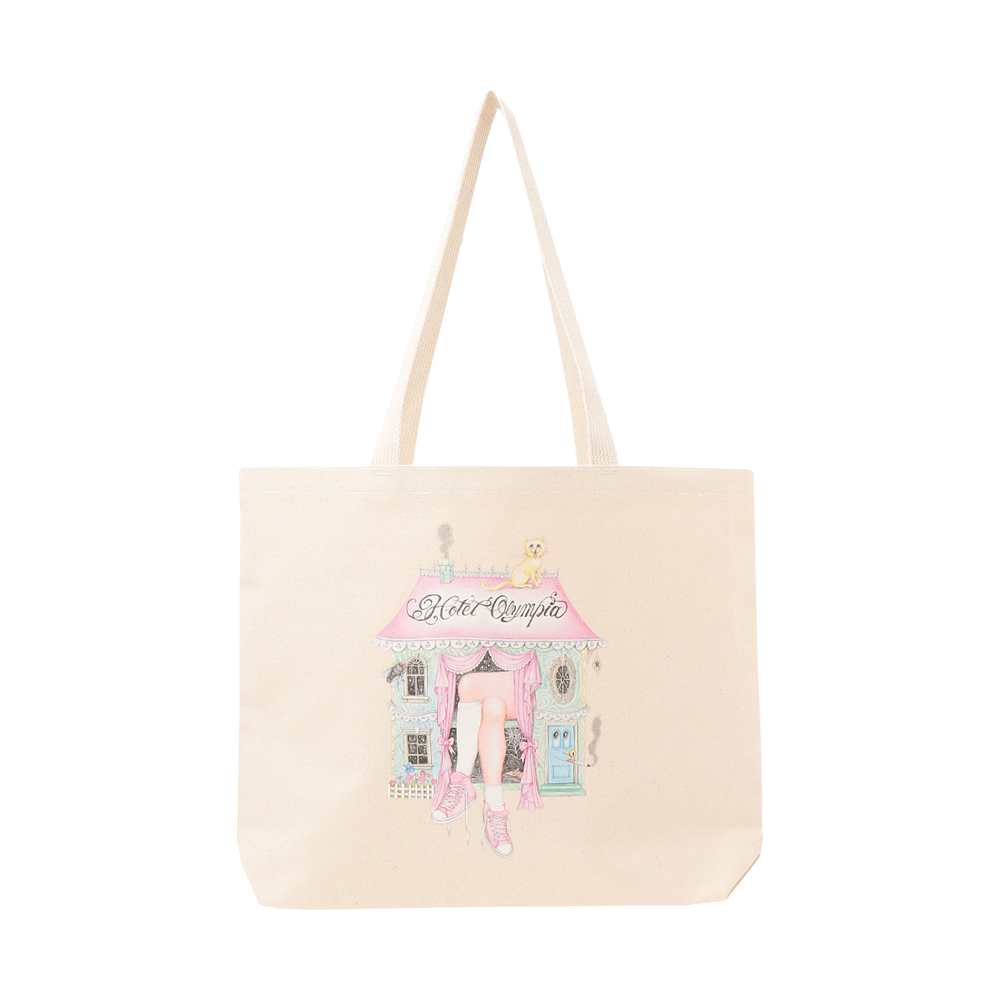 Hotel Olympia Natural Logo Tote