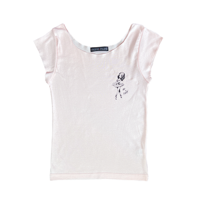 Fafi faline ballerina tee Pink