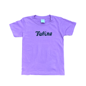 Faline Lolita kids Tee Purple
