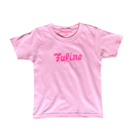 Faline Lolita kids Tee Peach