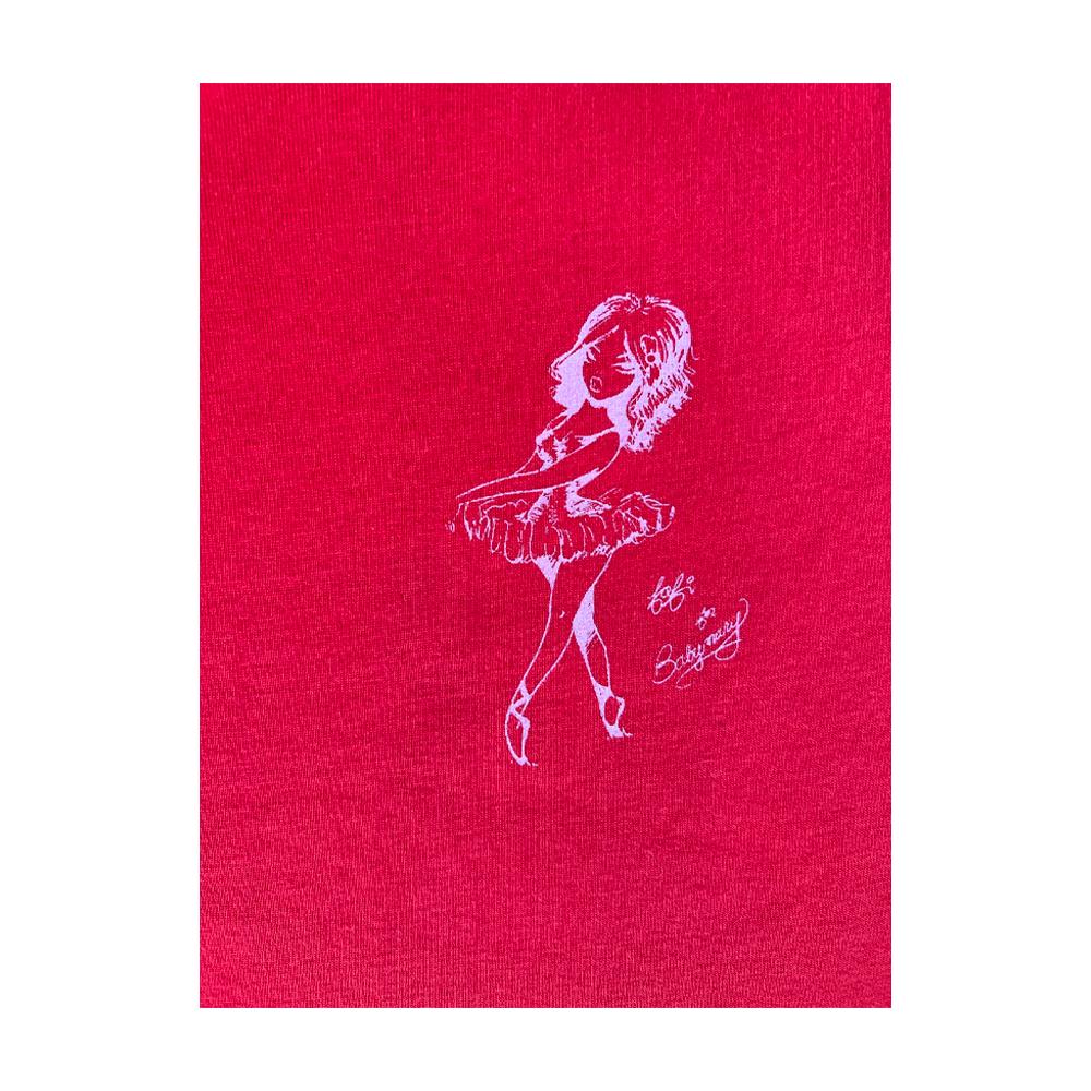 Fafi faline ballerina tee Red