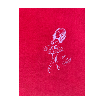 Fafi faline ballerina tee Red