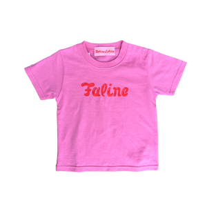 Faline Lolita kids Tee Pink