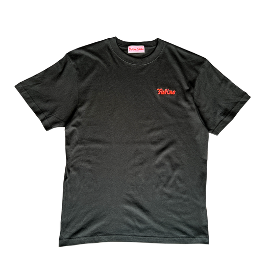 Faline Original Embroidered T Black