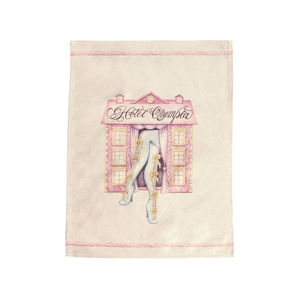 Hotel Olympia tea towel