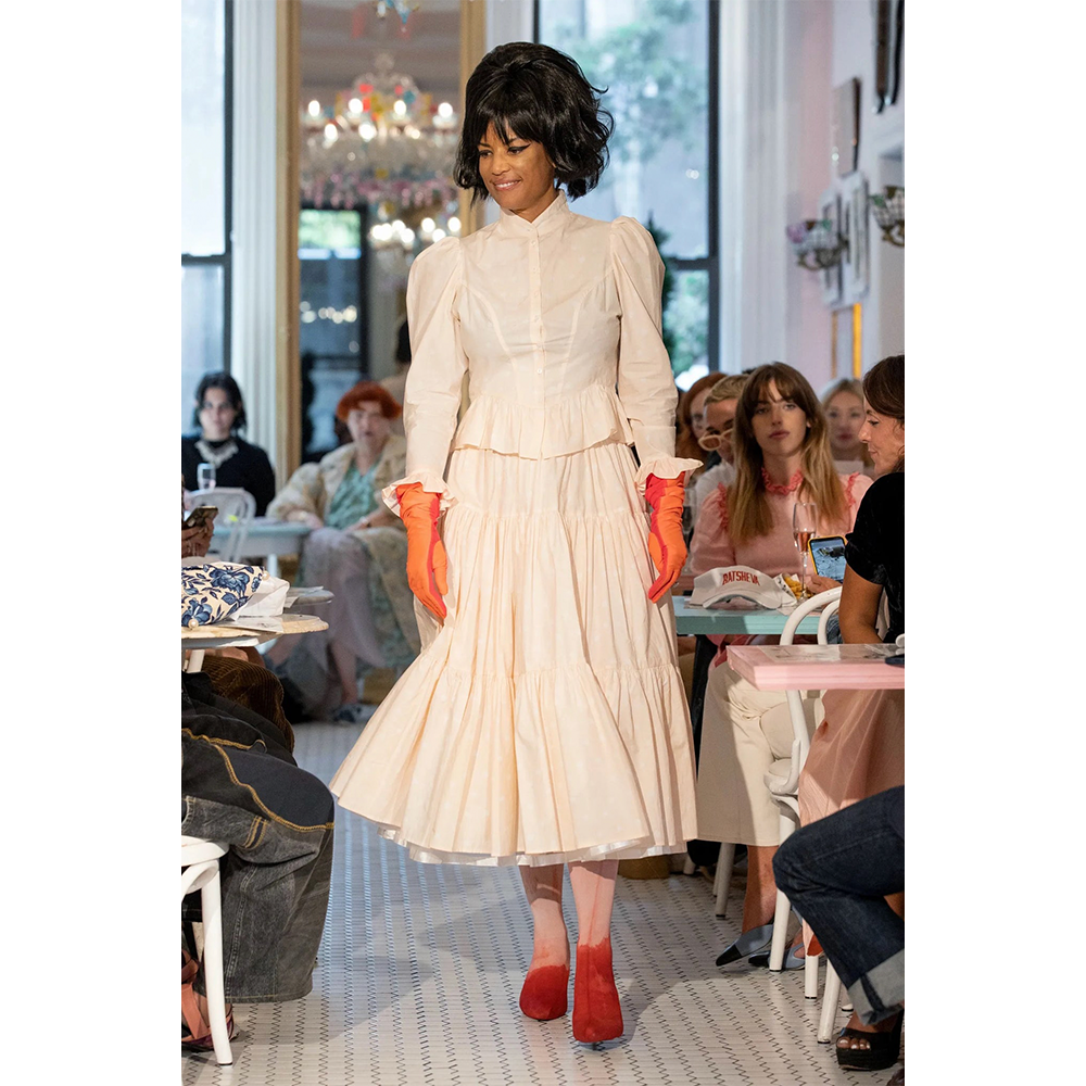 Batsheva Amy dress/skirt  Blush polka dot