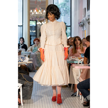 Batsheva Amy dress/skirt  Blush polka dot