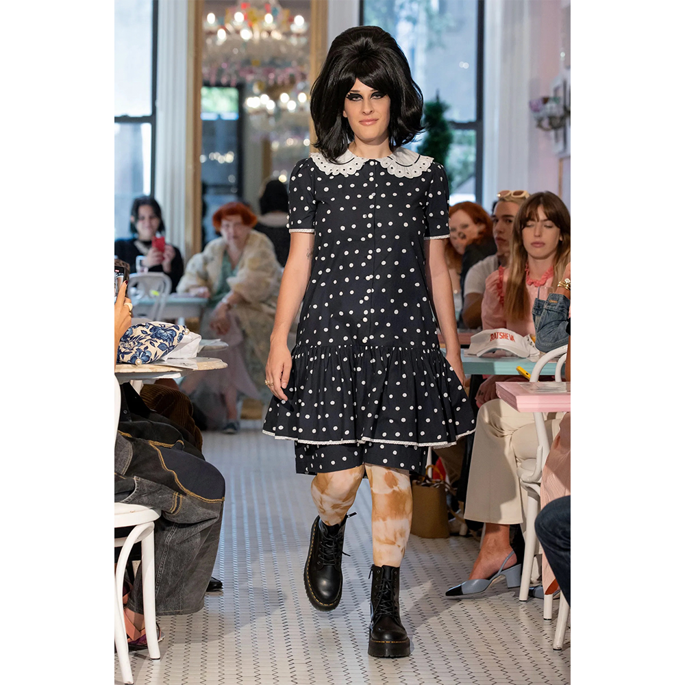 Batsheva Clarice dress Black&White polka dot