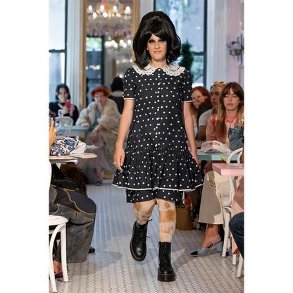 Batsheva Clarice dress Black&White polka dot