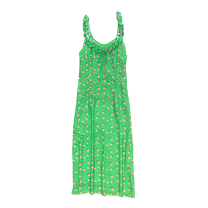 HVN Danica dress ( Green Peach )