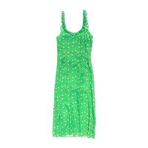 HVN Danica dress ( Green Peach )