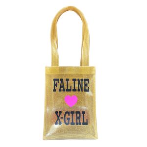 X-girl × FALINE MINI TOTE BAG (GOLD)