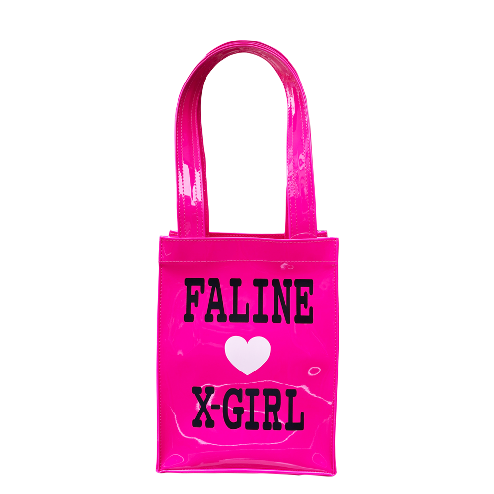 X-girl × FALINE MINI TOTE BAG (PINK)