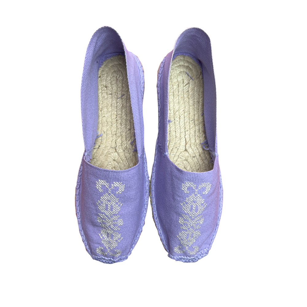 Ines de la Fressange Auriane Espadrilles (Mauve)