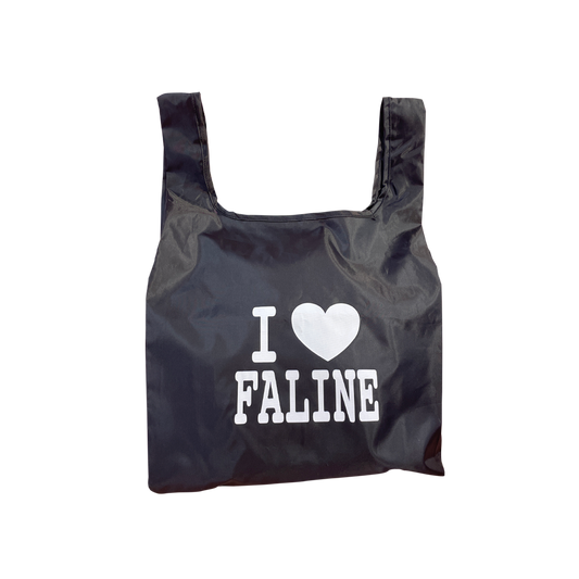 I♡FALINE ECOBAG black