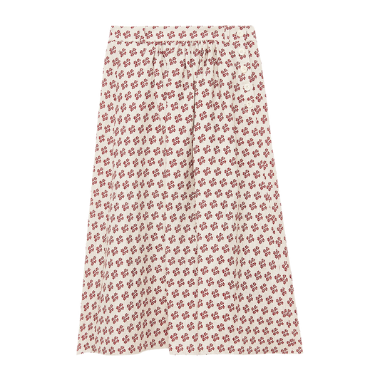 Ines de la Fressange Alix skirt red