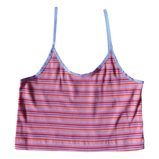 Faline original Stripes camisole (Straps:Lavender)