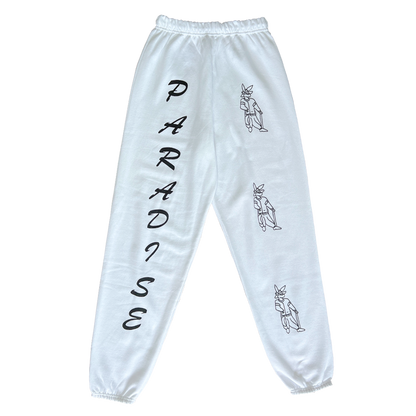 Paradis3 Bunny pimp sweats white