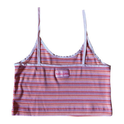 Faline original Stripes camisole(Straps: Babypink)