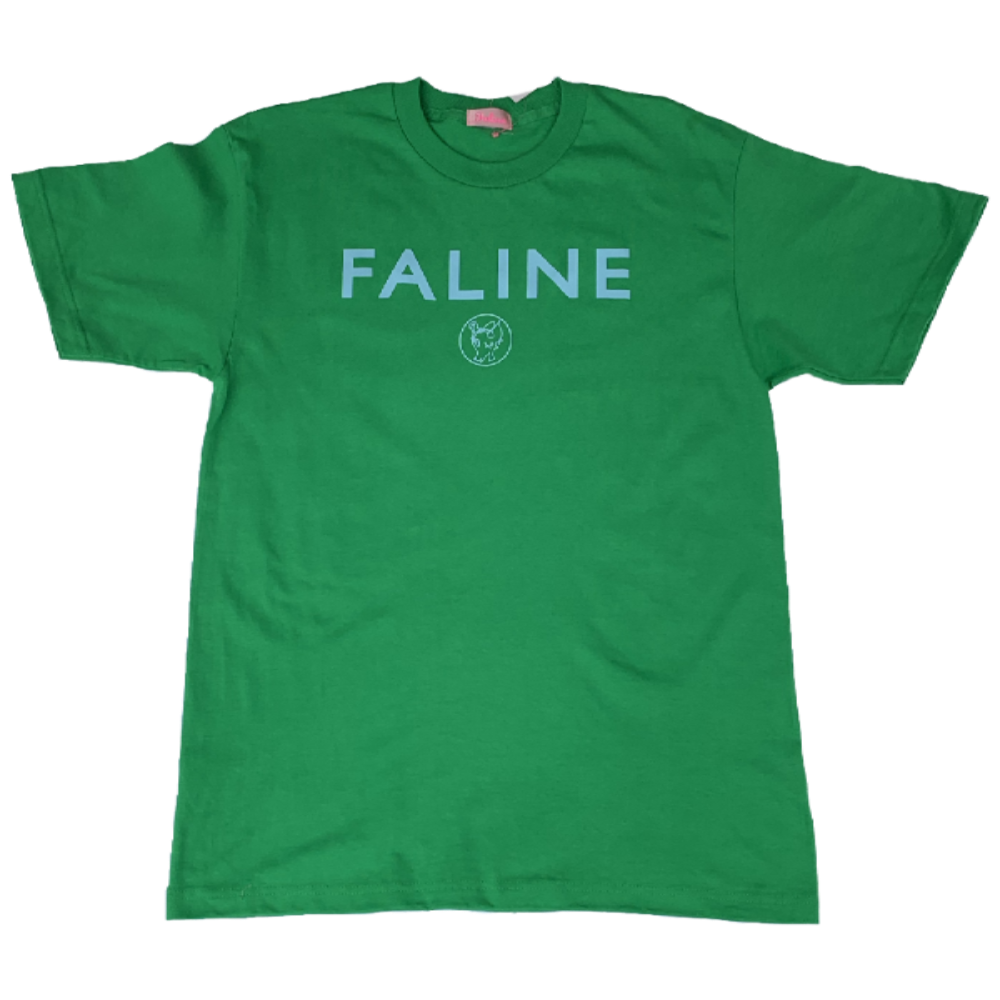 Faline logo charity Tee  (Green)