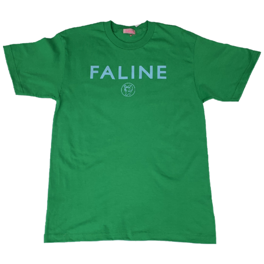 Faline logo charity Tee  (Green)