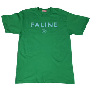 Faline logo charity Tee  (Green)