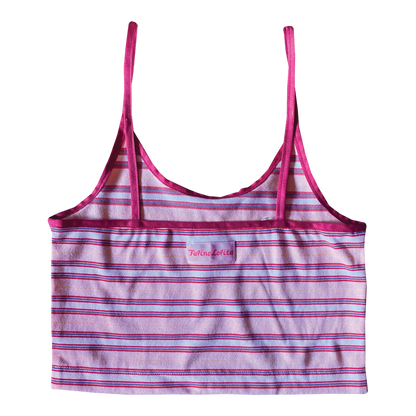 Faline original Stripes camisole(Straps:Red)