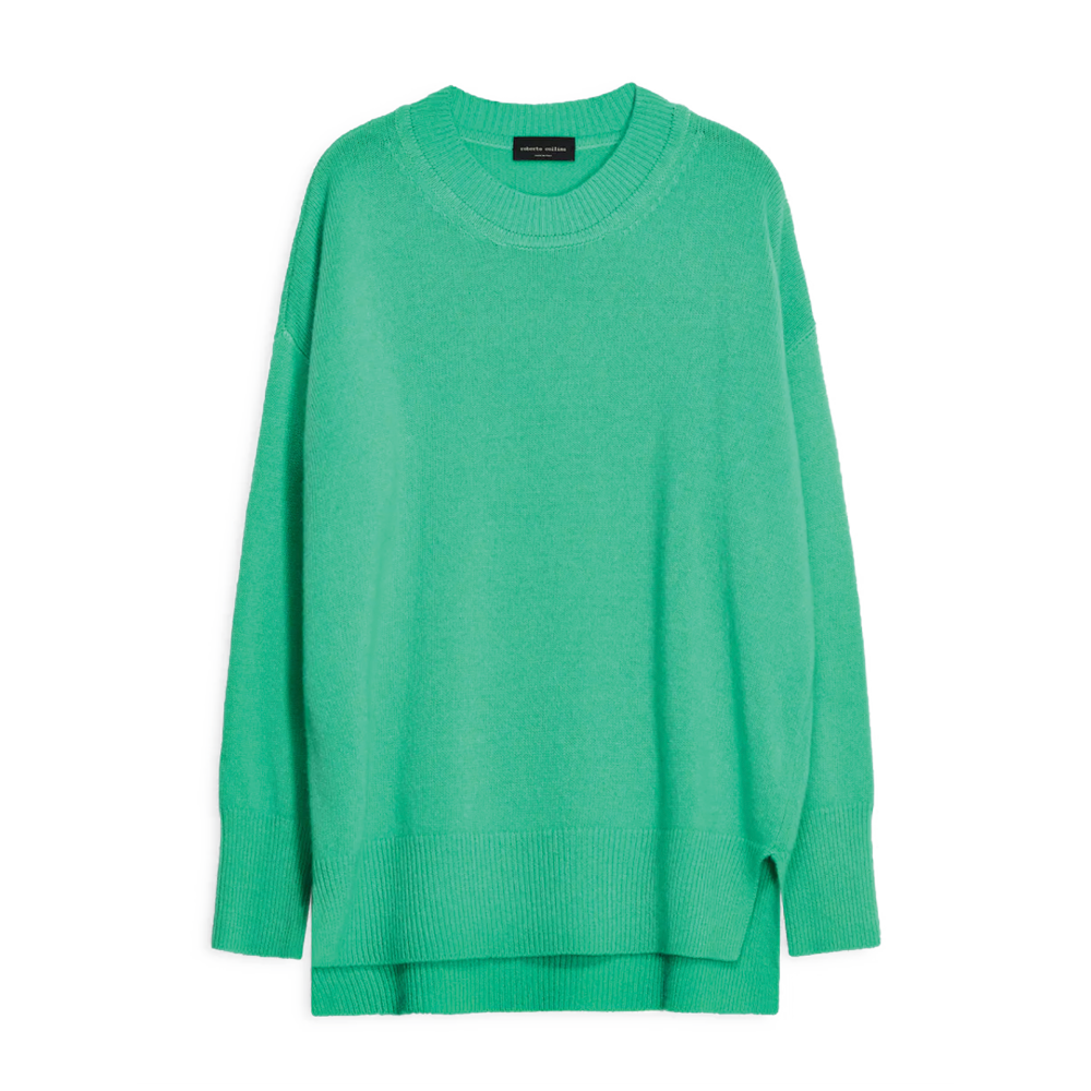 Roberto collina OVER SWEATER Green