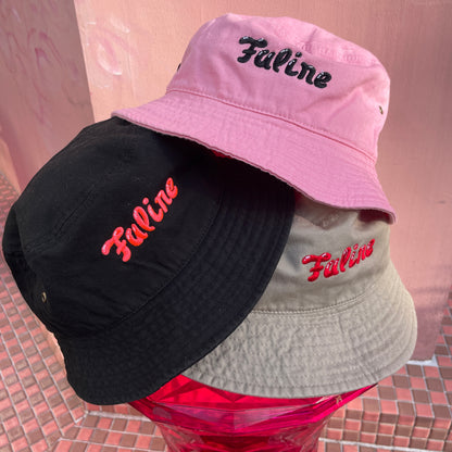 Faline lolita bucket hat pink