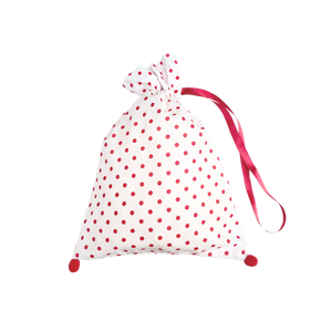 Fifi chachnil Pompon mini pouch (red dots)