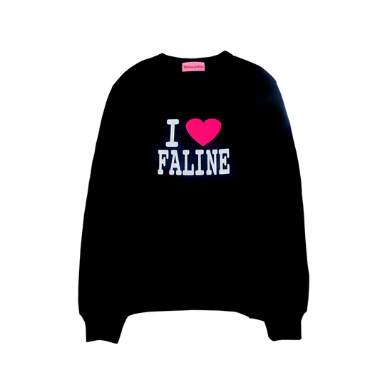 I♡FALINE Crew neck pink