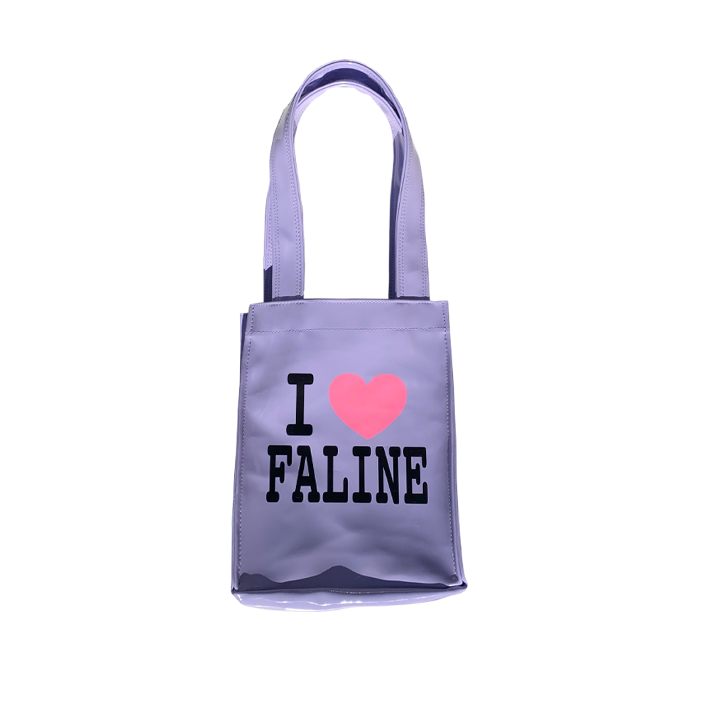 I♡FALINE Tote bag lavender