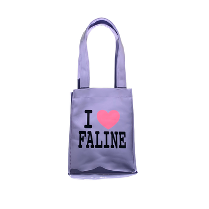 I♡FALINE Tote bag lavender