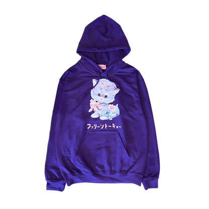 Faline Lolita cat Hoodie purple