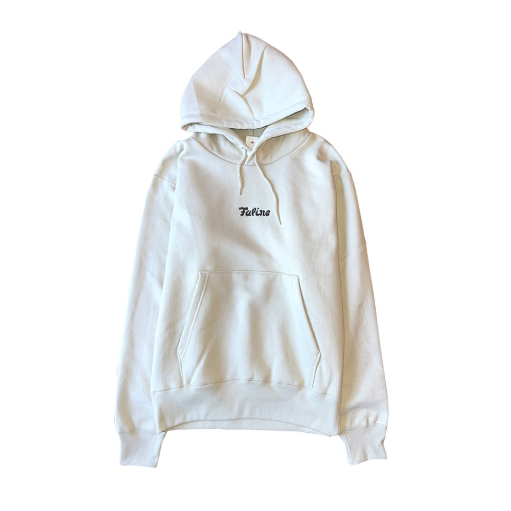 Faline Embroidery Hoodie beige Heavy OZ