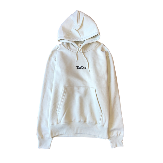 Faline Embroidery Hoodie beige Heavy OZ