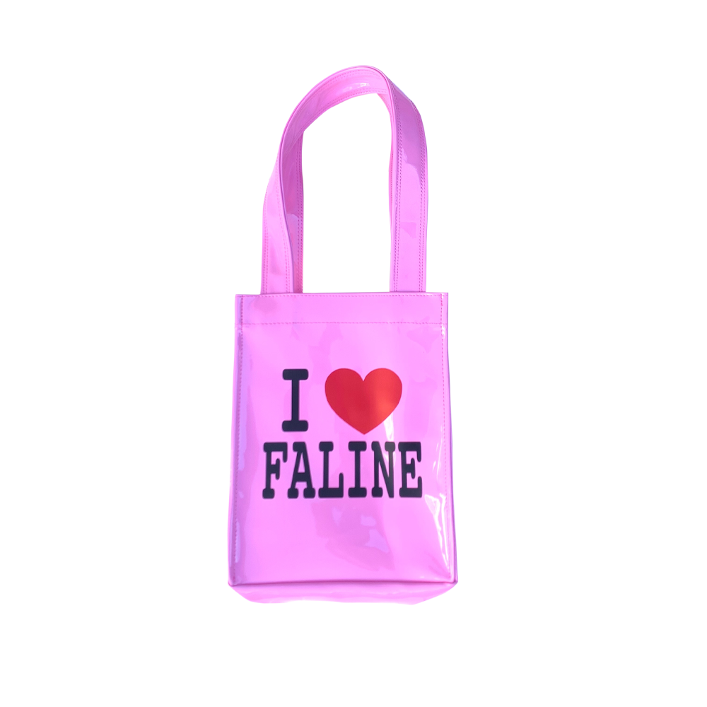 I♡FALINE Tote bag pink