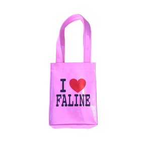I♡FALINE Tote bag pink