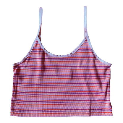 Faline original Stripes camisole(Straps: Babypink)