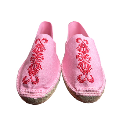 Ines de la Fressange Auriane Espadrilles (Pink)