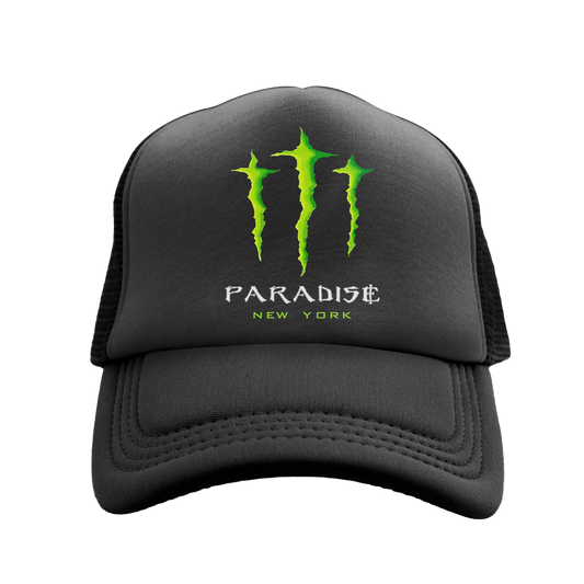 Paradis3 Monster Paradise Trucker hat black