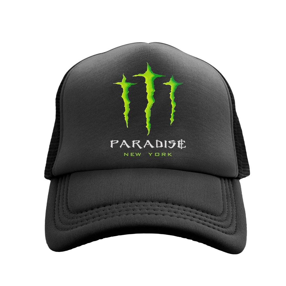 Paradis3 Monster Paradise Trucker hat black