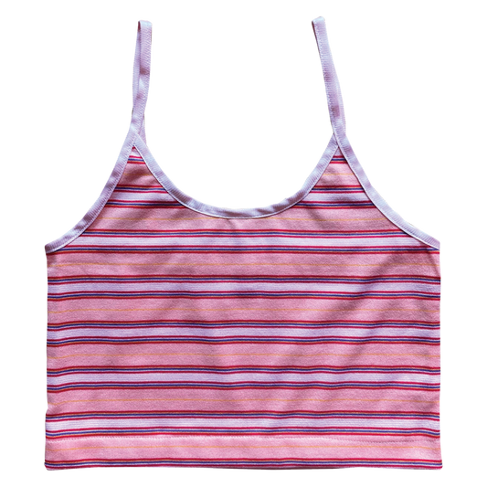 Faline original Stripes camisole(Straps:babypink)