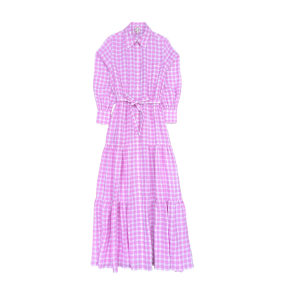 Ines de la Fressange Lena day dress (Pink white)