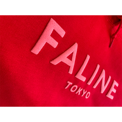 Faline Tokyo hoodie (Red×Pink)